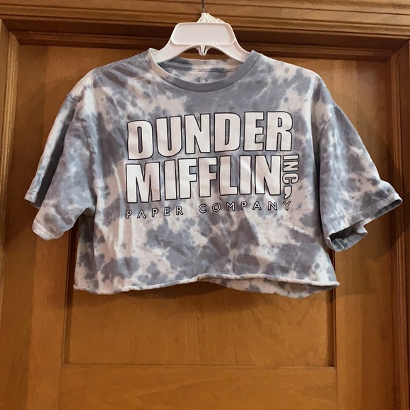 dunder mifflin tie dye sweatshirt